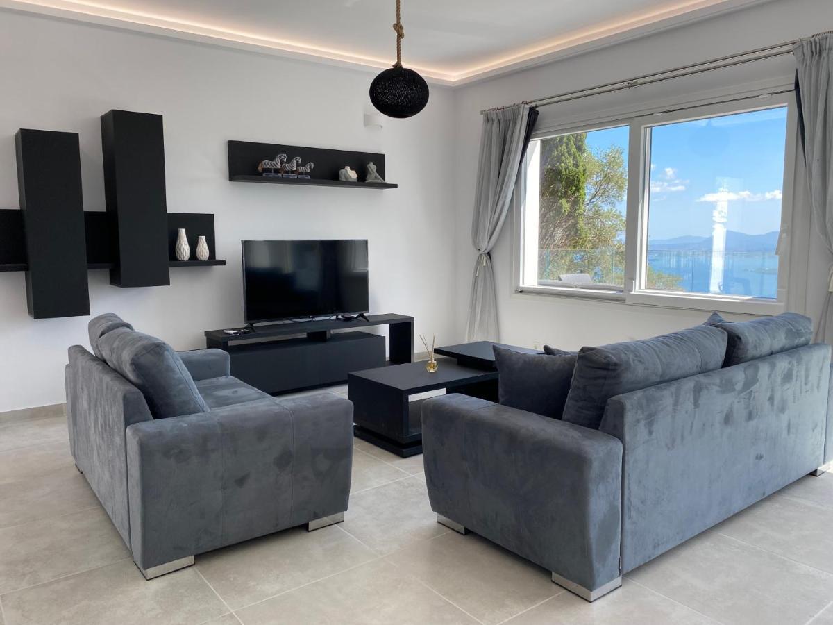 فيلا Rizaria Sea View House Spartylas المظهر الخارجي الصورة